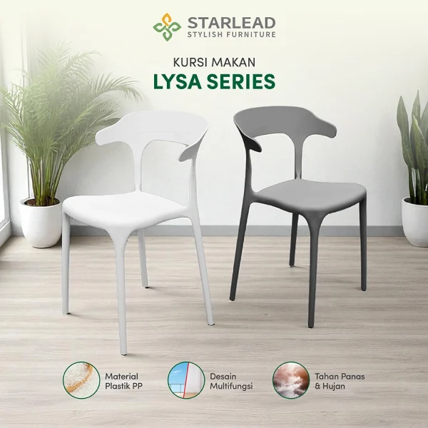 STARLEAD Kursi Plastik - Lysa Series - Image 1